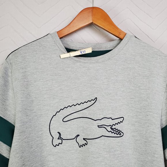 Lacoste Sleepwear Long Sleeve Jersey Sweatshirt - Picture 3 of 6